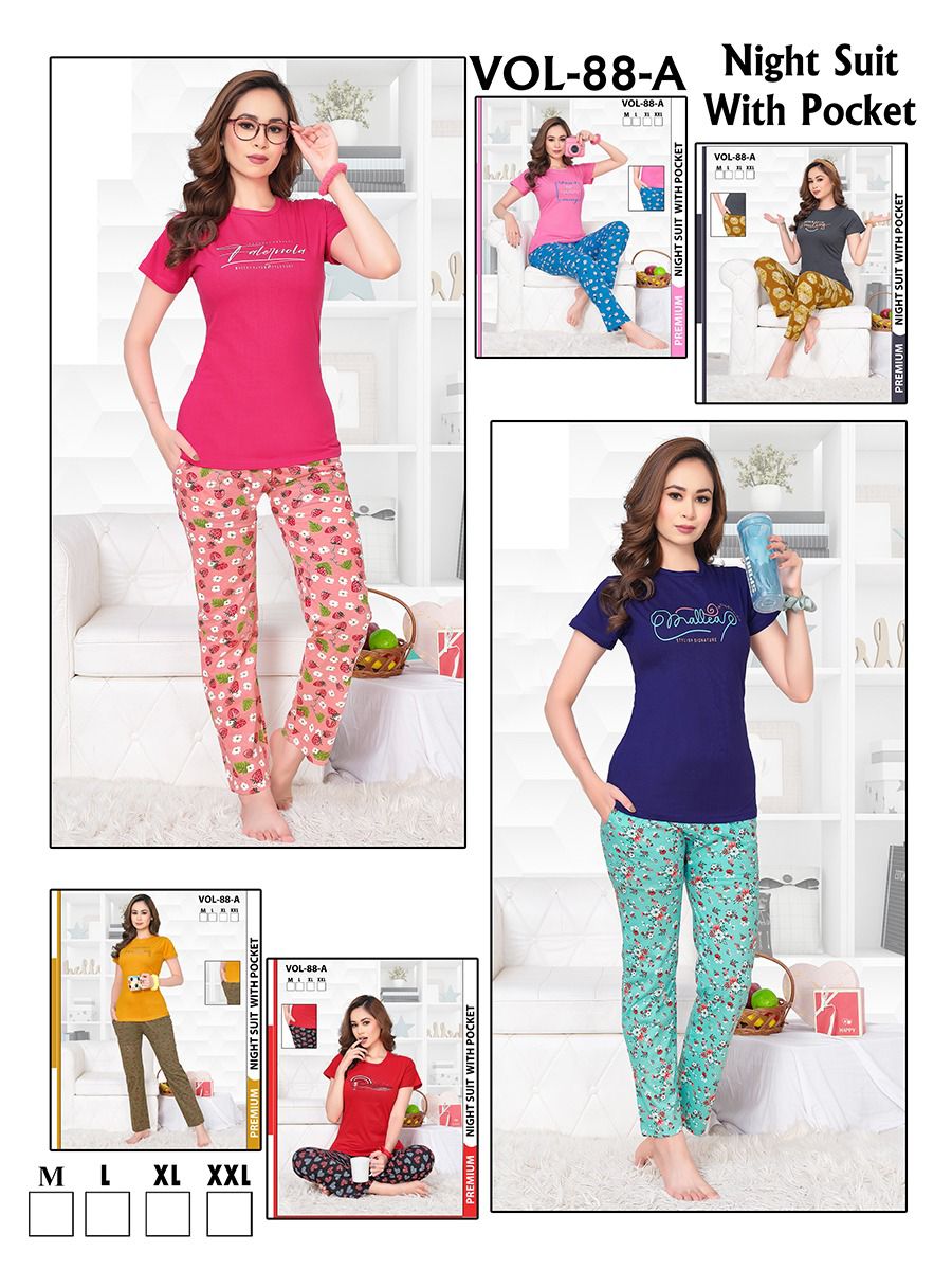 Summer Special 88 A Daily Wear Night Suits Catalog
